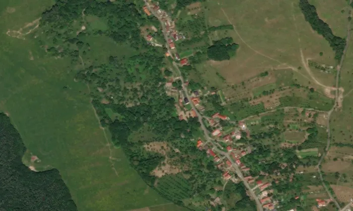 Zvonice (Podhradí) – letecký pohled