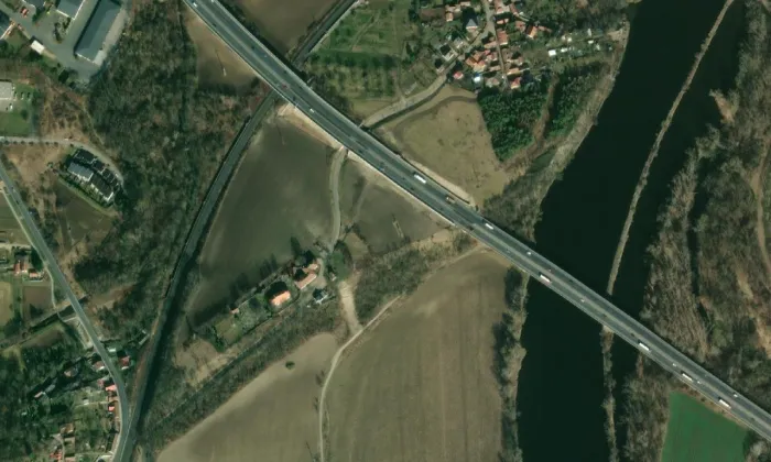 Zvonice (Vepřek) – letecký pohled