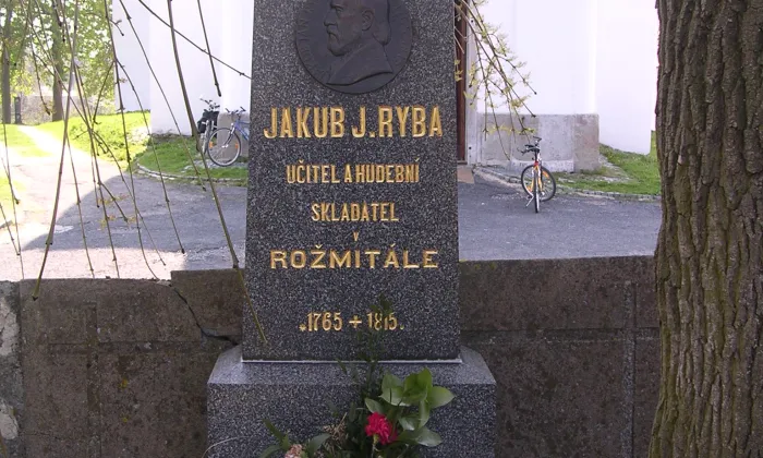 Náhrobek Jakuba Jana Ryby