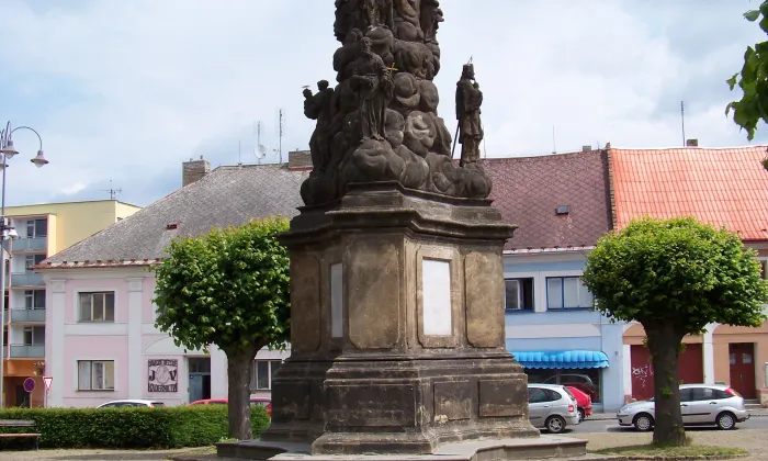 Sloup Nejsvětější Trojice v Dubé