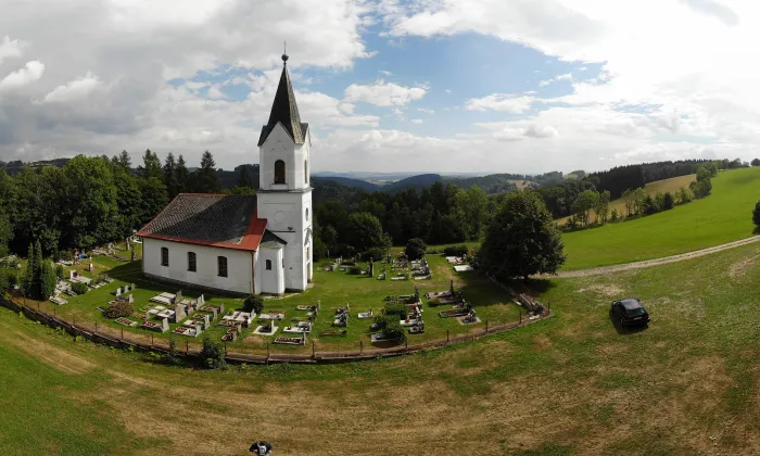 evangelický hřbitov v Křížlicích