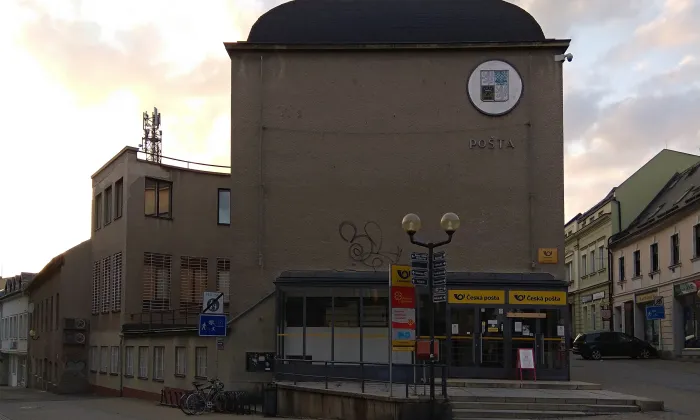 hlavní pošta v Šumperku