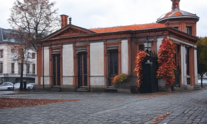 Úpravna vody a čerpací stanice vršovické vodárny – podzim