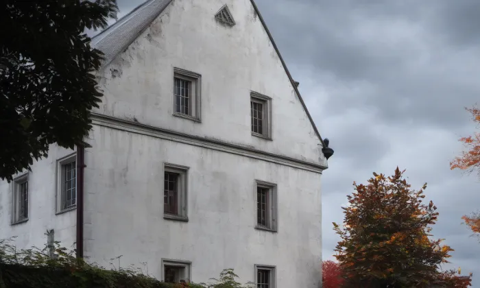 Bývalá fara (Guntramovice) – podzim