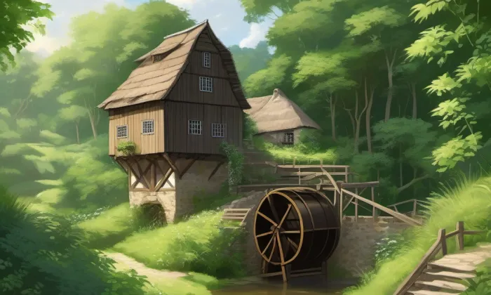 Bývalý mlýn čp. 145 – léto