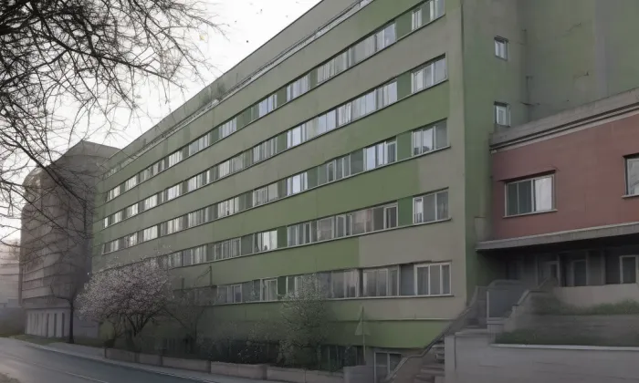 budova České správy sociálního zabezpečení – jaro