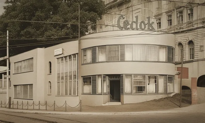budova Městské ubytovací kanceláře – historická rekonstrukce