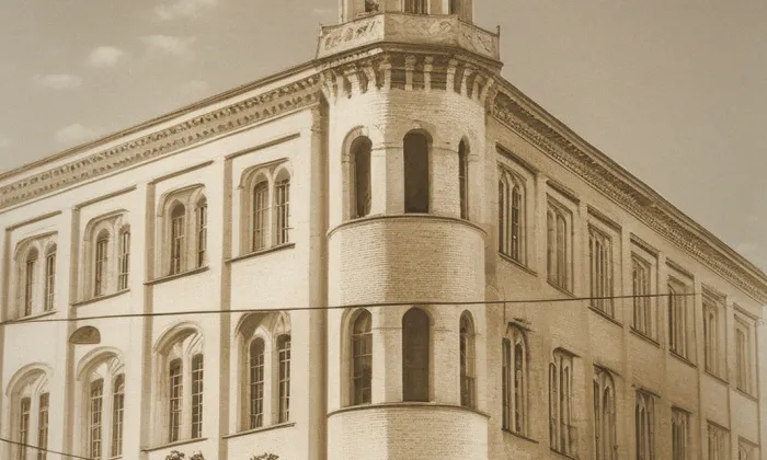 budova německé reálky – historická rekonstrukce