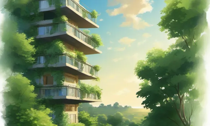 Budovy Sdružení projektových ateliérů – léto