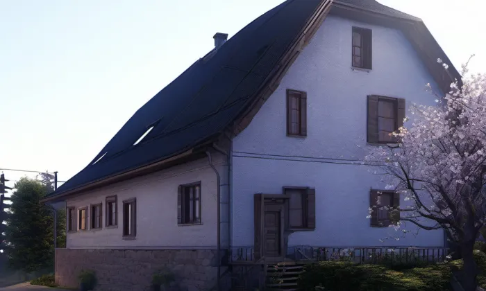 Dům čp. 176 – jaro