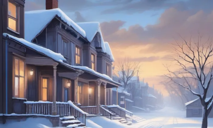 Dům čp. 185 – winter