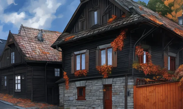 Dům čp. 196 – podzim