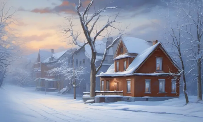 Dům čp. 292 – winter