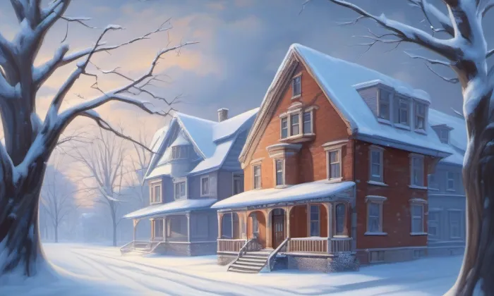 Dům čp. 297 – winter