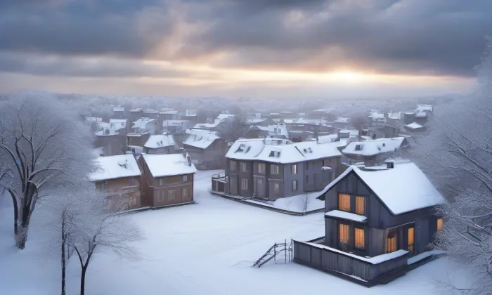 Dům čp. 37 – winter