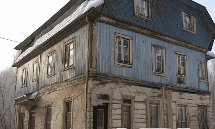 Dům čp. 43 – zima