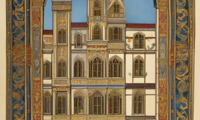 Dům dělnické kolonie Larische-Mönnicha (č.p. 1423) – iluminace