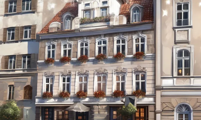 dům Embassy – noc