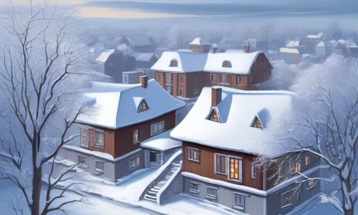 dům Jiskra – winter