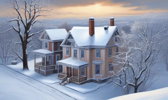 dům U černého medvěda – winter