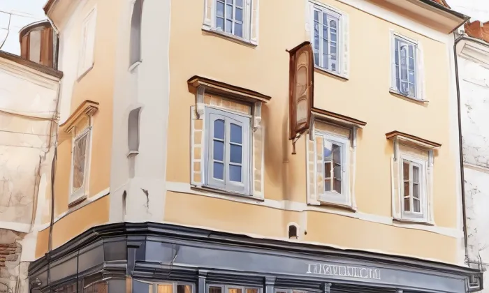 dům U Anděla – noc