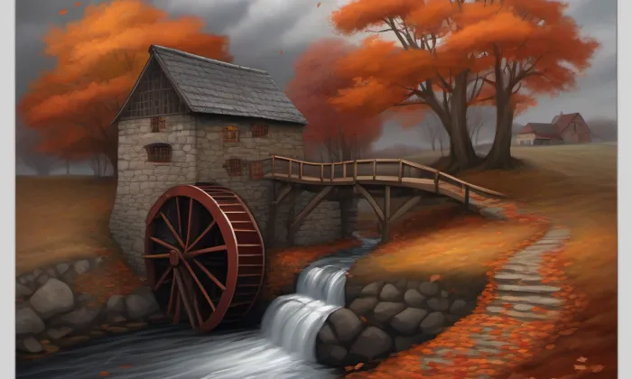 Flossmanův mlýn – autumn