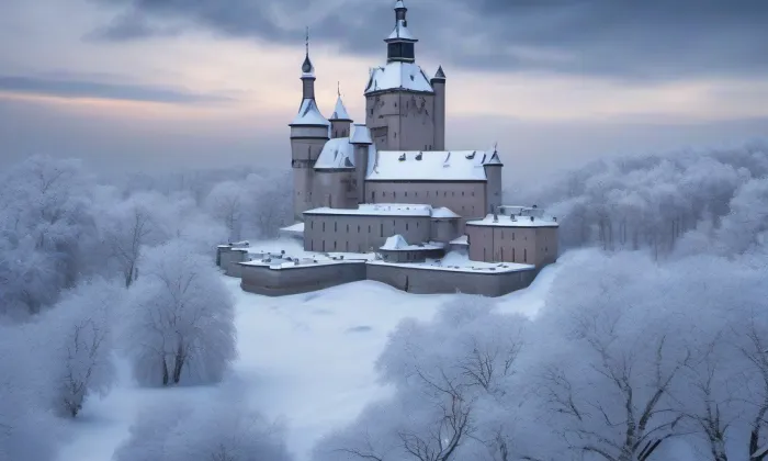 Hlubany – winter