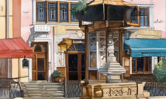 Jubilejní kašna – noc
