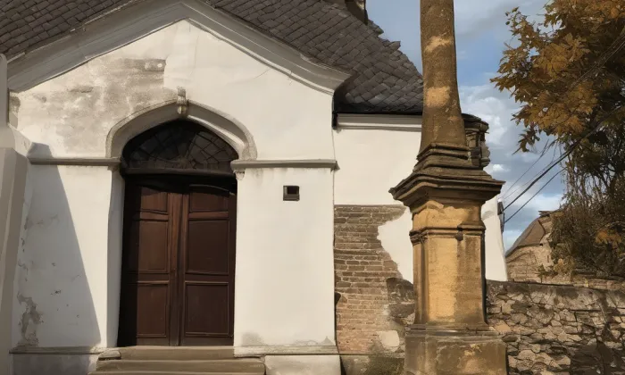 Kříž v Jenišovicích u Chrudimi – noc