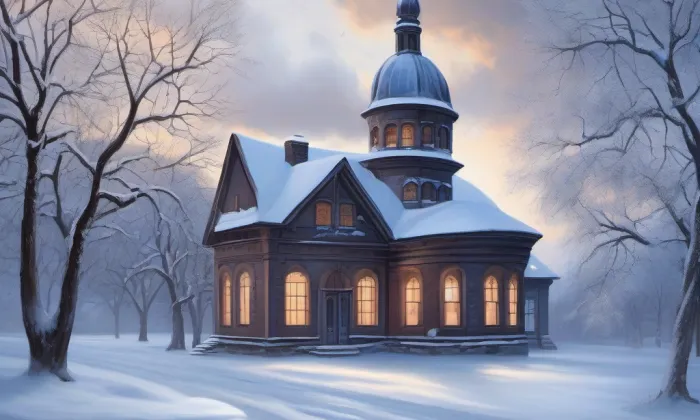 Kamenná kašna v Kutné Hoře – winter
