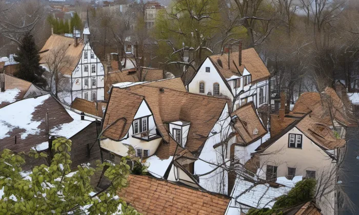 Kamenná kolonie – zima