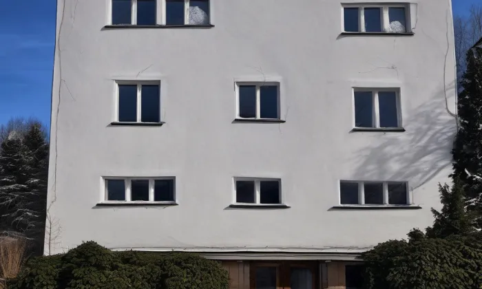 Kantorova vila – zima