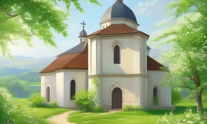Kaplička svatých Petra a Pavla – jaro