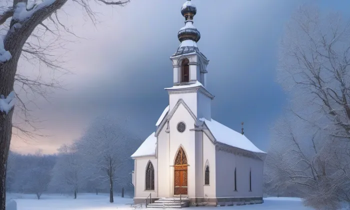 Kaplička svatých Petra a Pavla – zima