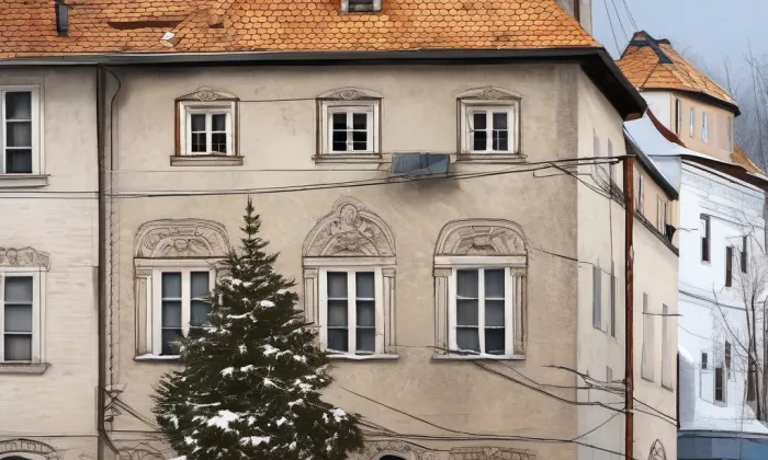 Kneisslův dům – zima