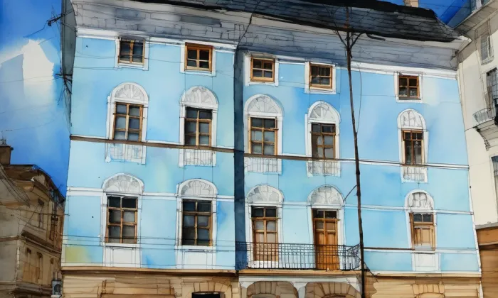 Krajinská lékárna – akvarel