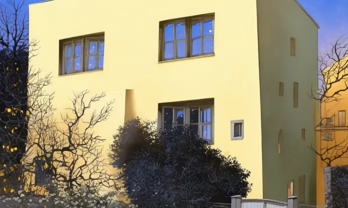 Kudelův rodinný dům – noc