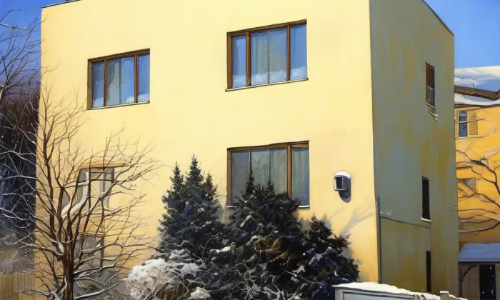 Kudelův rodinný dům – zima