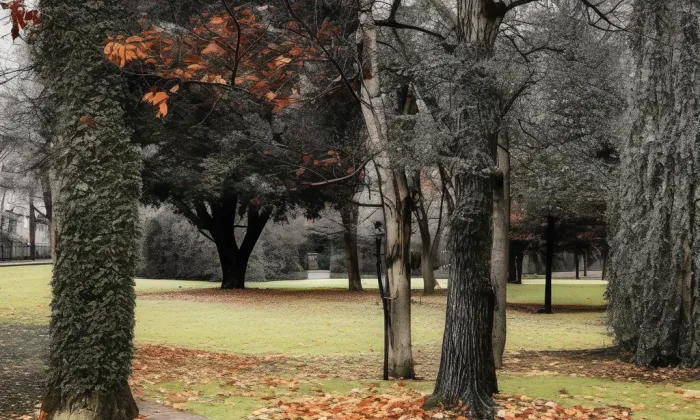 Lázeňský park (Karviná) – podzim