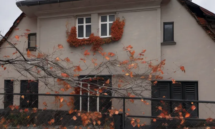 městský dům (Pecka) – podzim