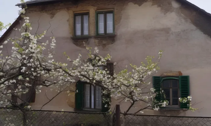 městský dům (Pecka) – jaro