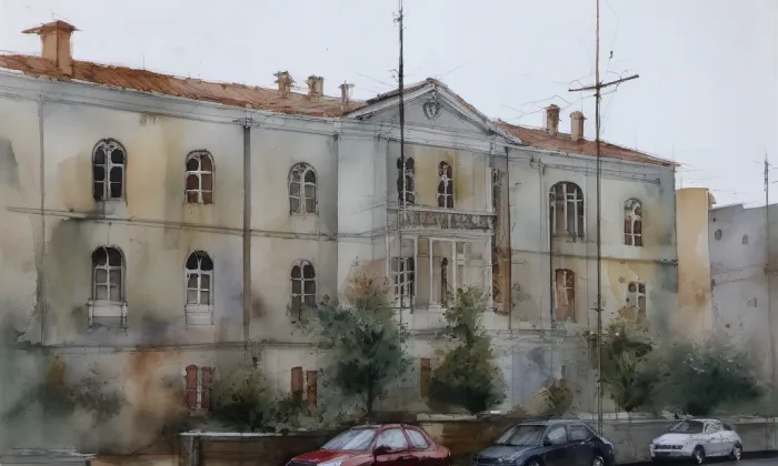 Nadsklepí – akvarel