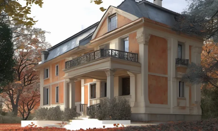 Neumannova vila – podzim