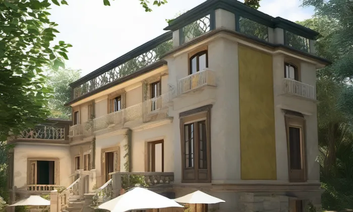 Neumannova vila – léto