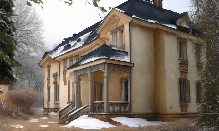 Neumannova vila – zima