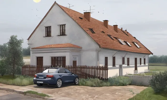 Obytné stavení usedlosti čp. 146 – noc