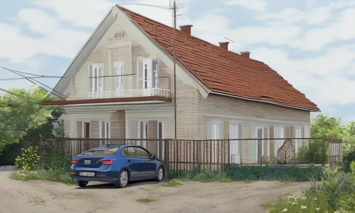 Obytné stavení usedlosti čp. 146 – léto