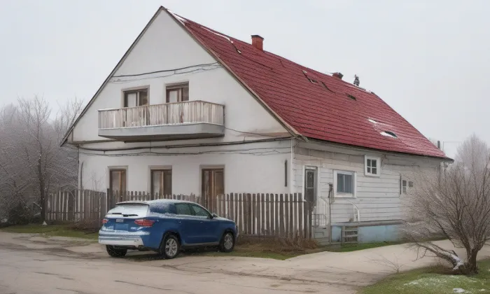 Obytné stavení usedlosti čp. 146 – zima