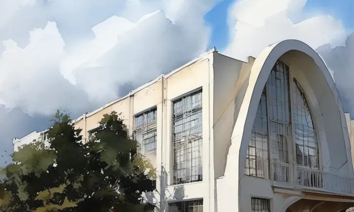 pavilon A – akvarel