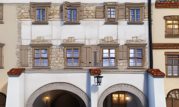 Regentský dům v Kroměříži – noc